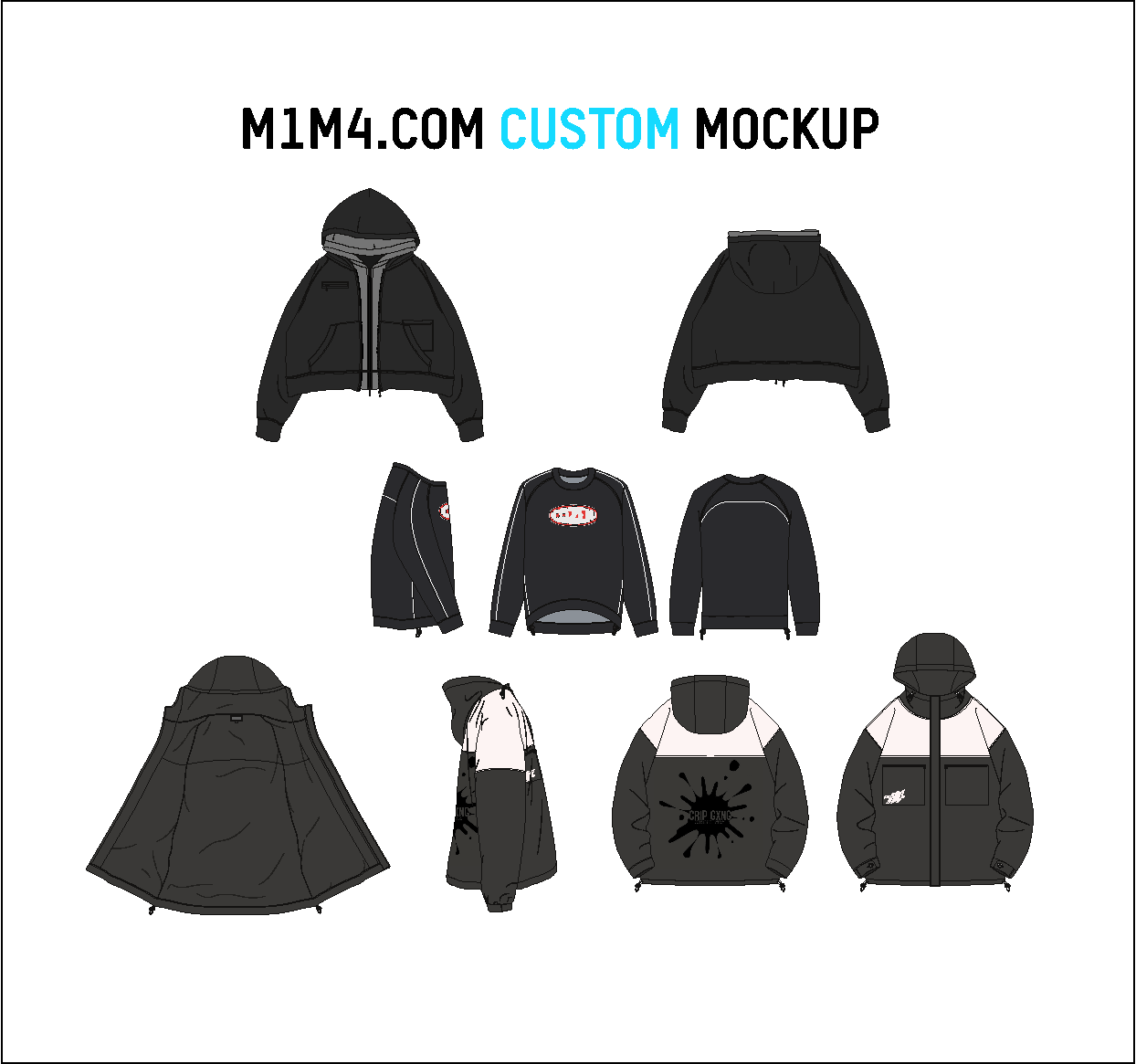 M1M4 CUSTOM MOCKUP | mustafa 𖣂